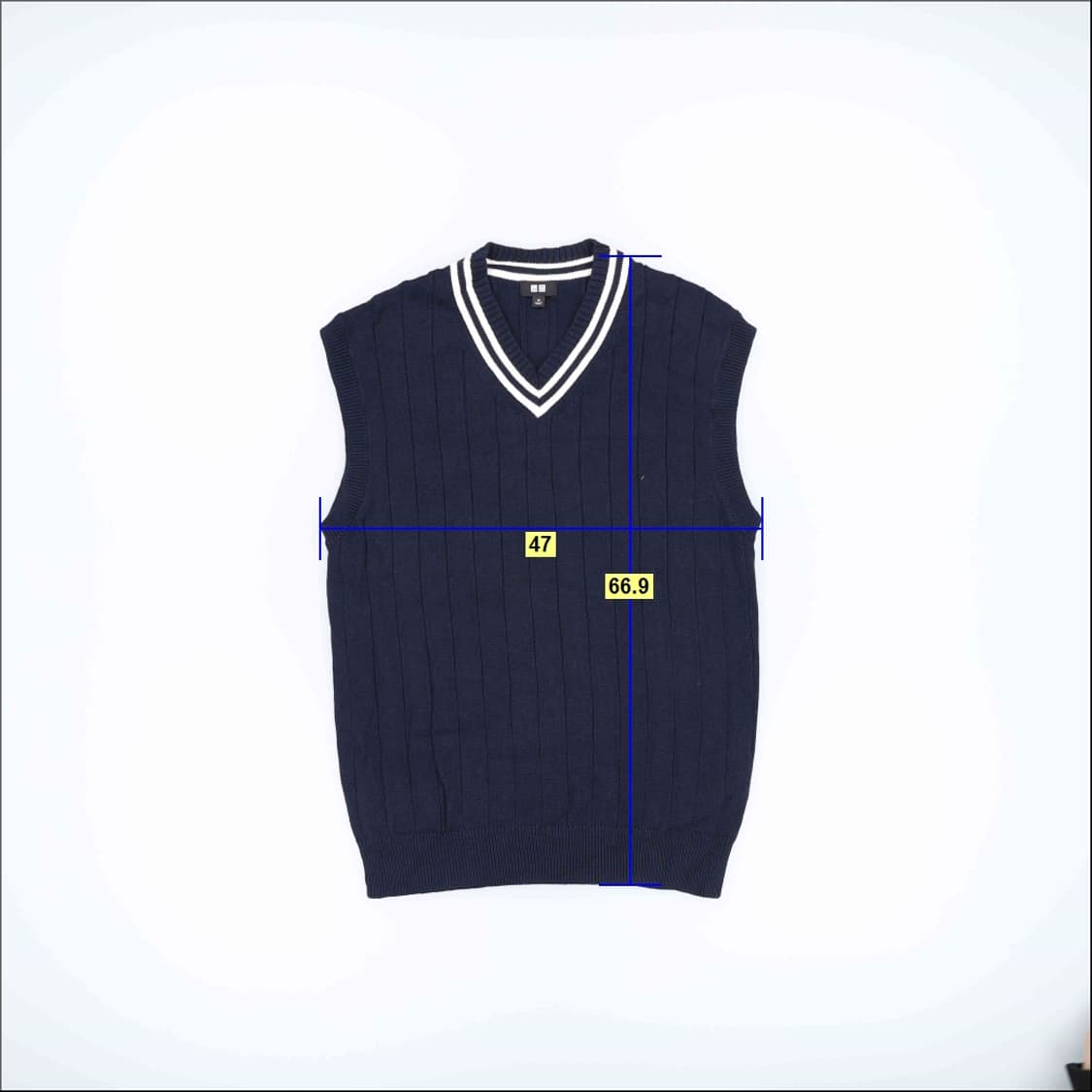 [M] 유니클로 스쿨 니트조끼 베스트 1231H1 상품이미지5