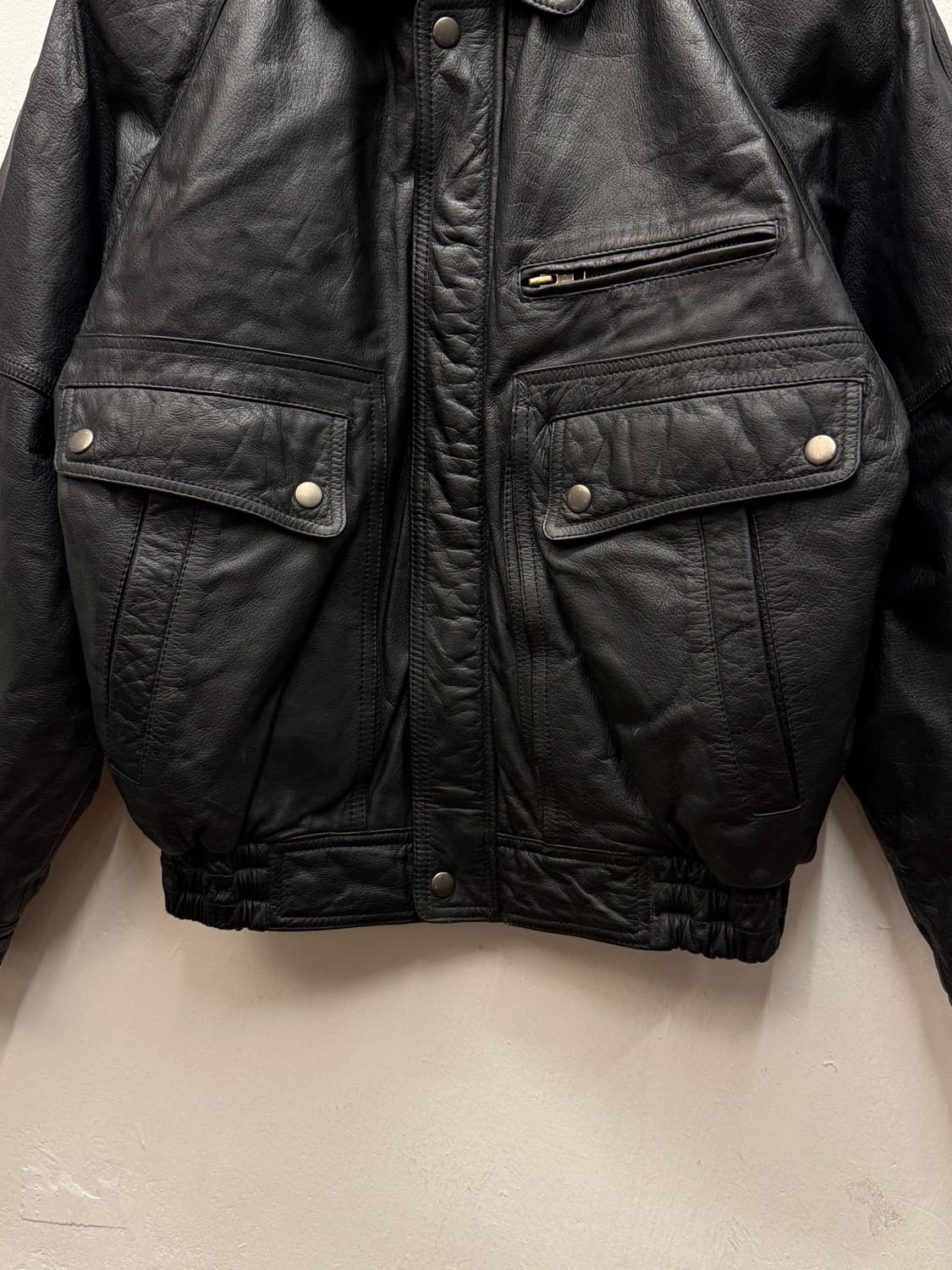 Type A-2 Flight Leather Bomber Jacket 상품이미지3