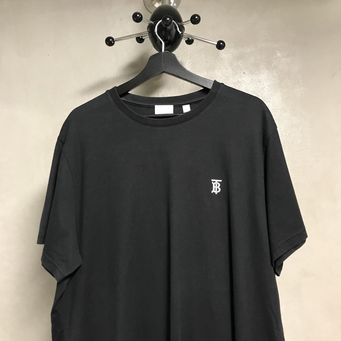 버버리 블랙 반팔 티셔츠 XXL 상품이미지2