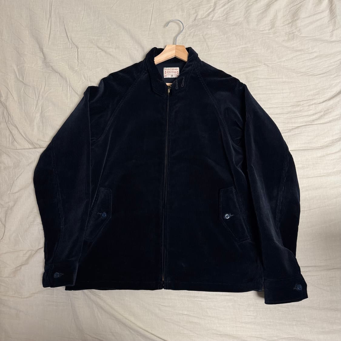 [40]본쿠라 코듀로이 스윙탑 네이비 상품이미지1