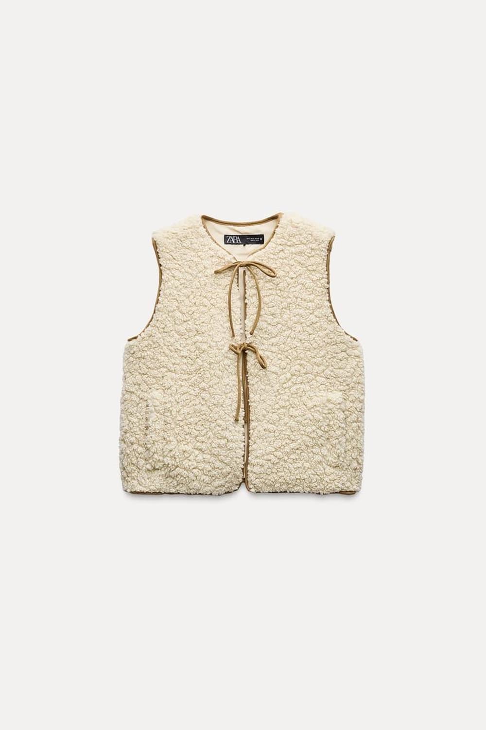 자라 시어링 베스트 상품이미지1