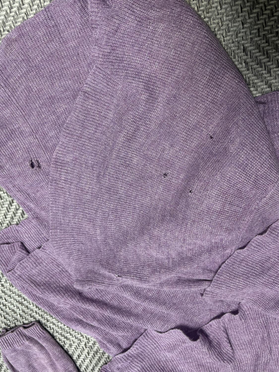 프릴 카프리 소매 니트 원피스 상품이미지4