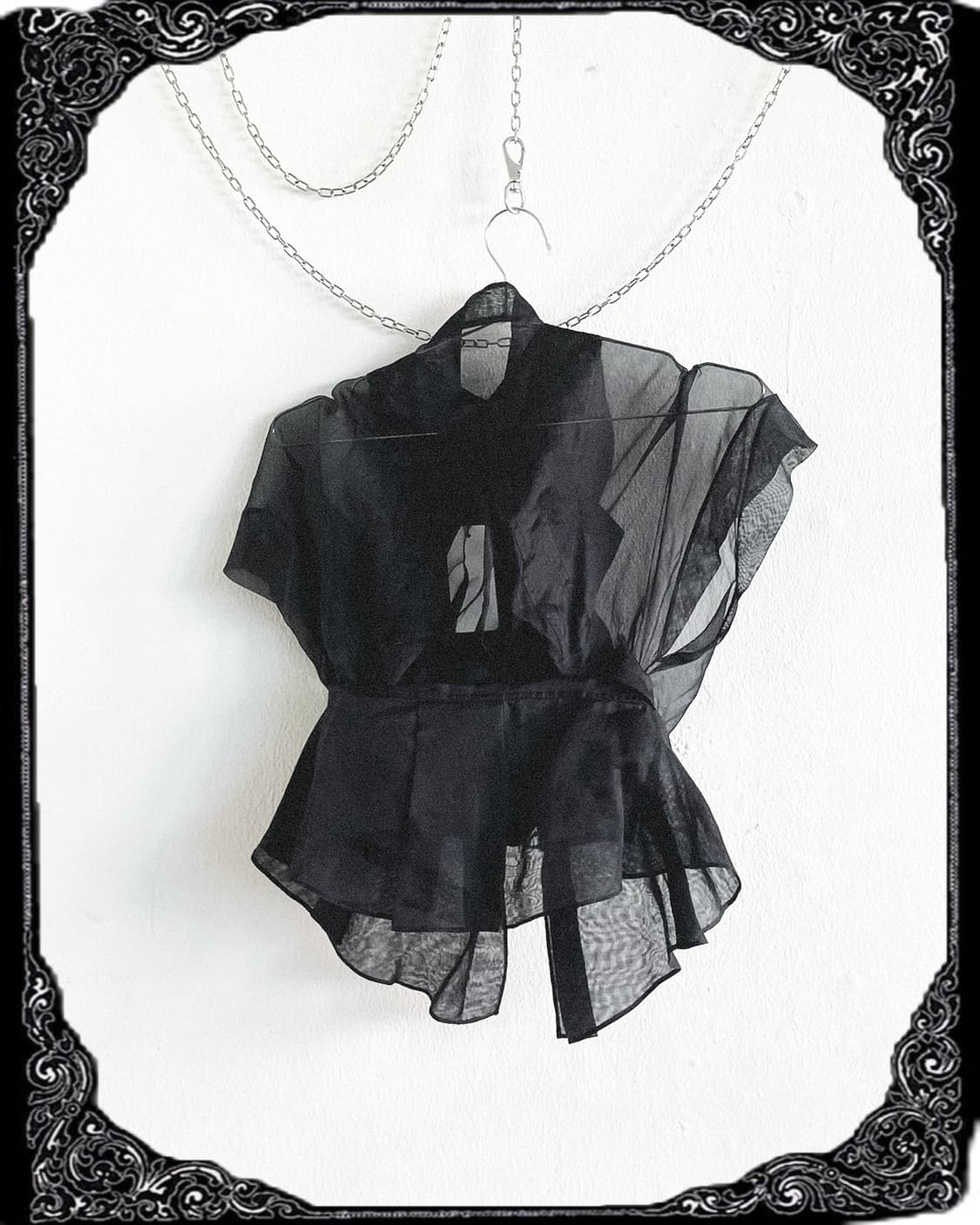 zac posen 2007 fall 고딕 레이스 블라우스 상품이미지6