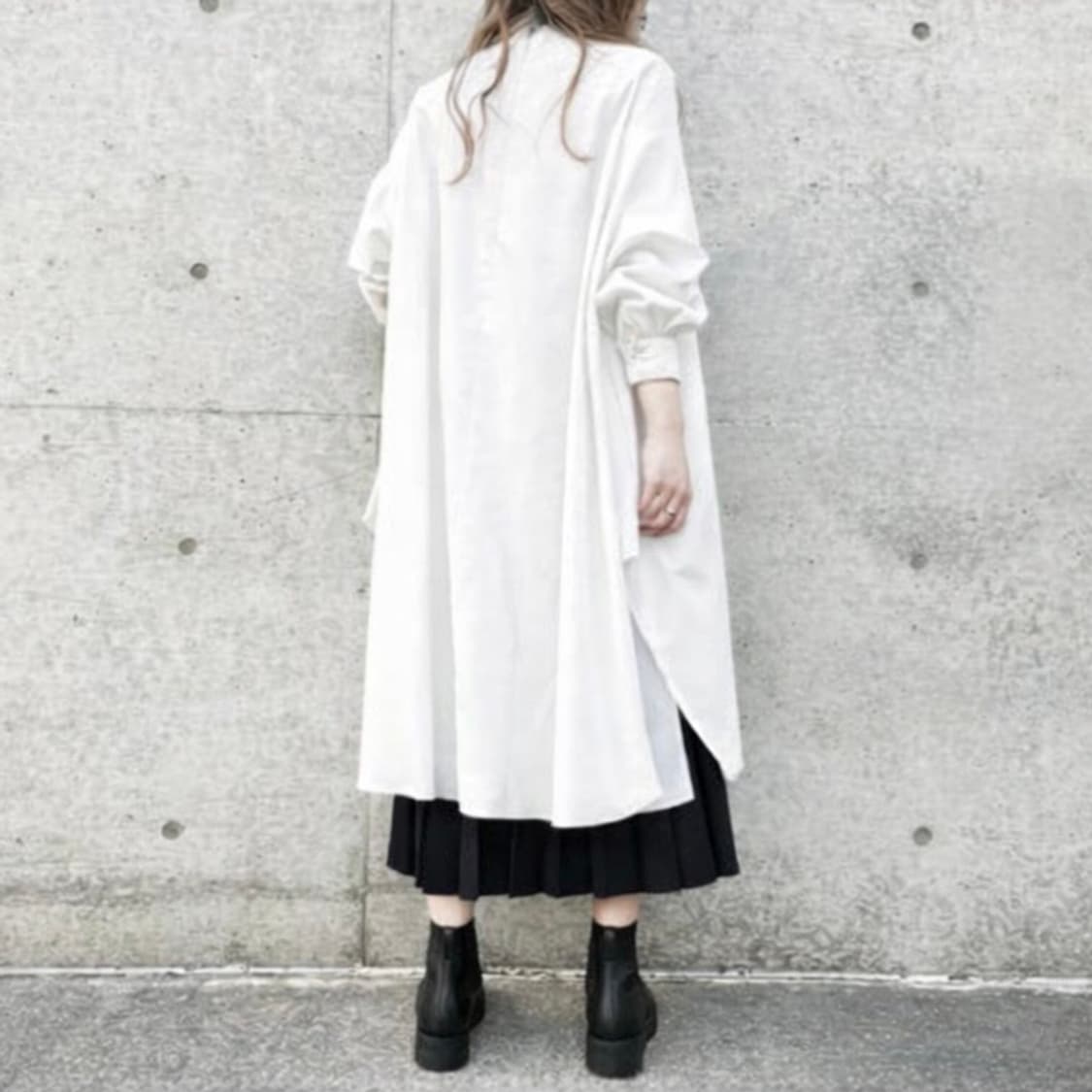 22aw 느와케이니노미야 꼼데가르송 롱 셔츠원피스 s 상품이미지2