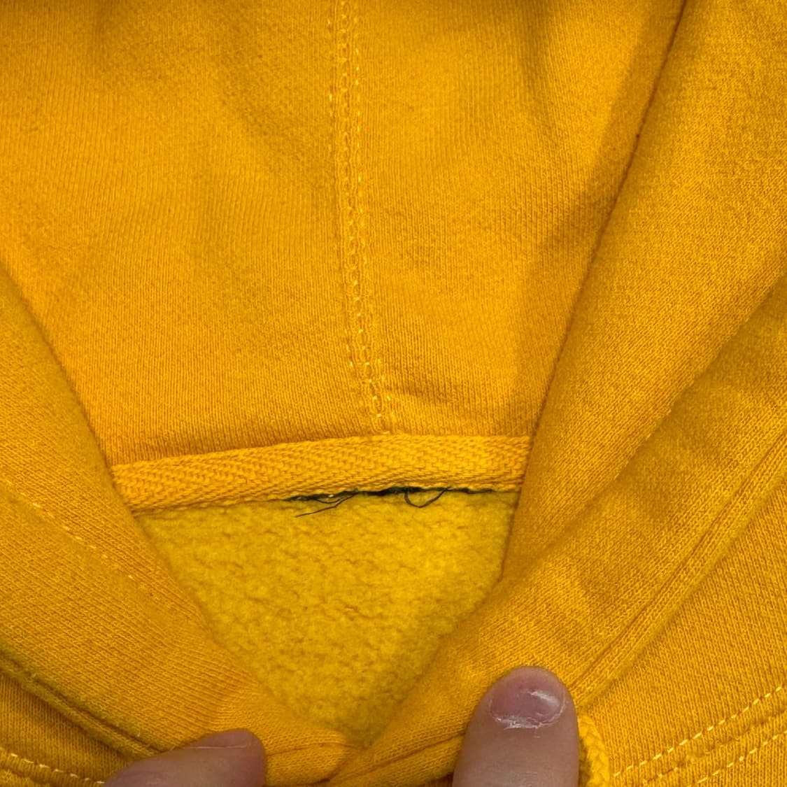 오베이 백로고 빅로고 옐로우 후드 L 상품이미지4