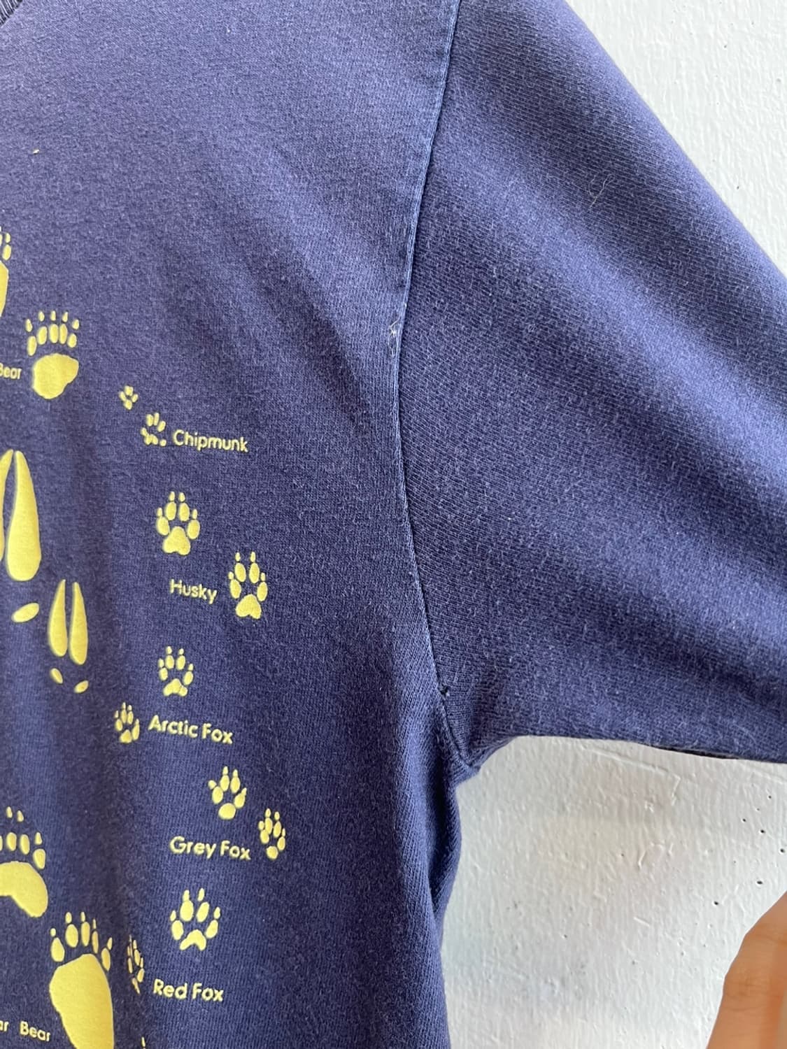90s 빈티지 PAW PRINTS 반팔 티셔츠 Made in CANADA 상품이미지5