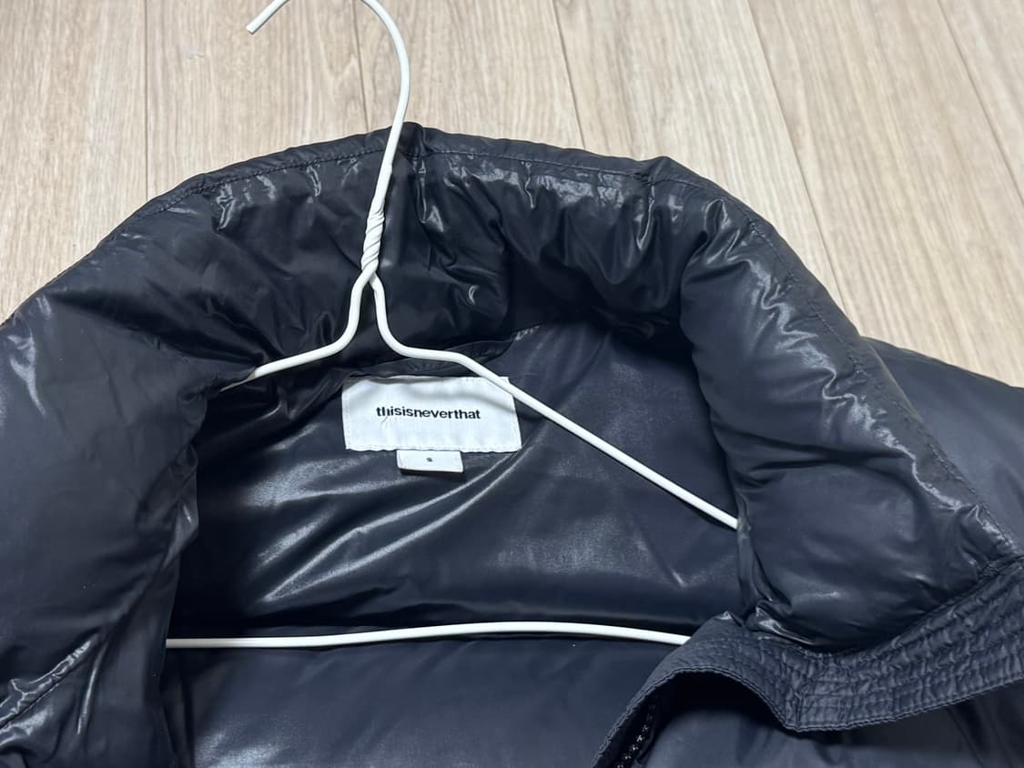 디스이즈네버댓 패딩 PERTEX T Down Jacket Black 상품이미지3