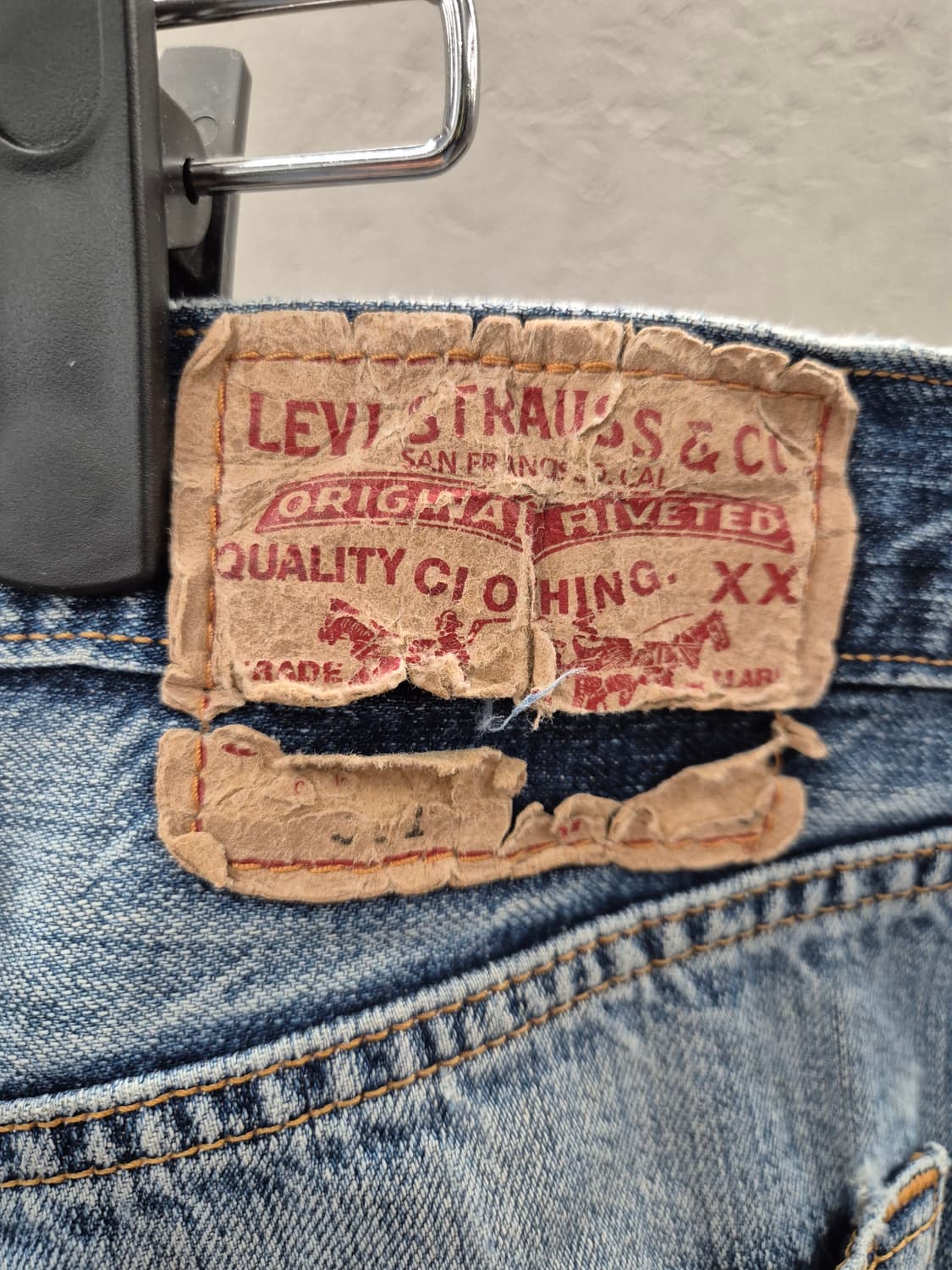 리바이스 501 스트레이트핏 청바지 W34 L33 상품이미지4