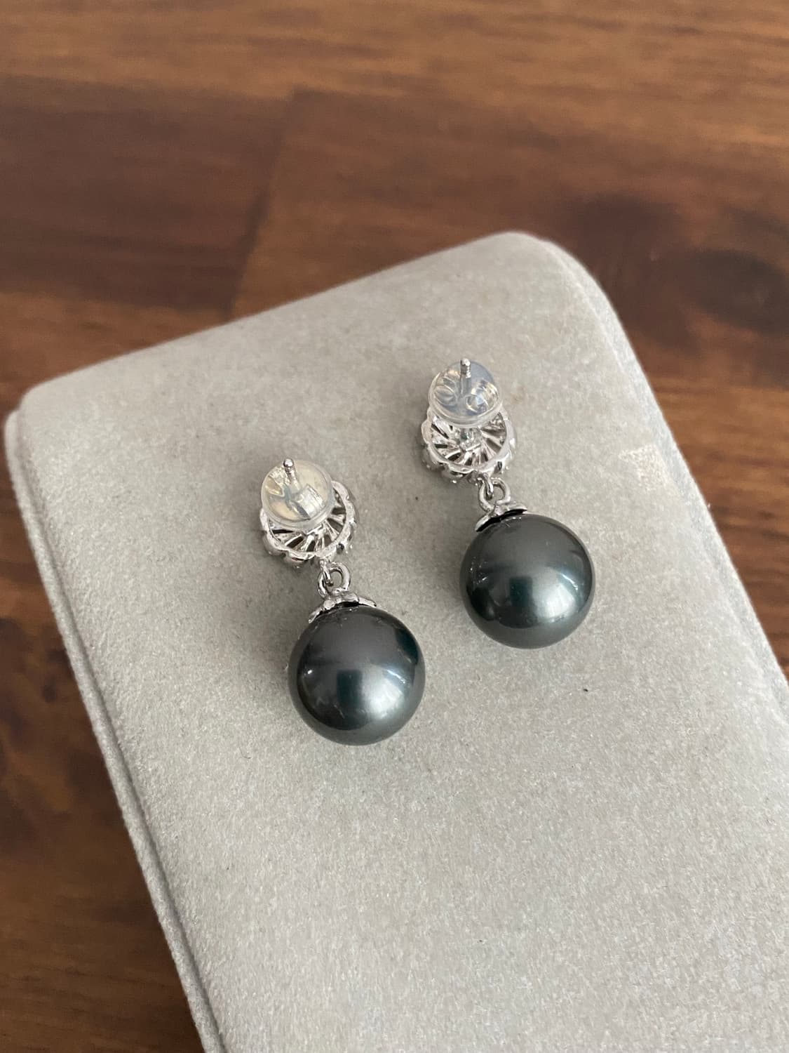 악세서리 흑진주 실버 귀걸이 상품이미지3