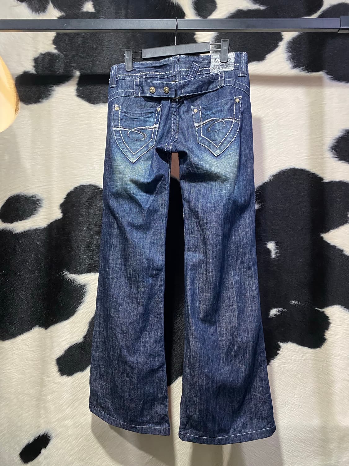 Redpepper 신치백 디테일 워싱 부츠컷 데님 상품이미지6