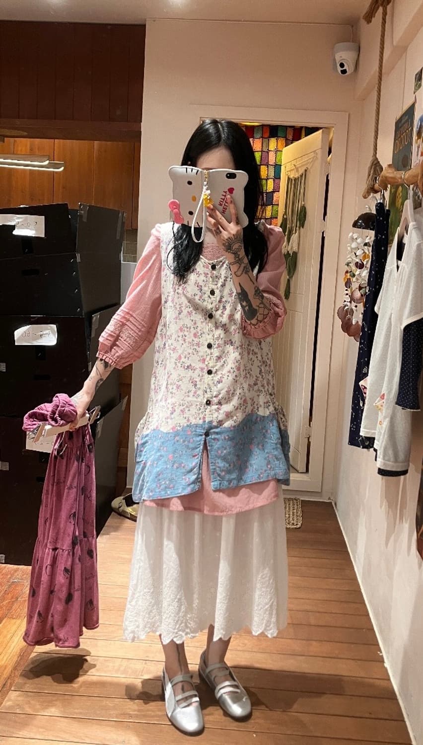 하쿠 핑크 빈티지 코디 세트 (4가지) 상품이미지1