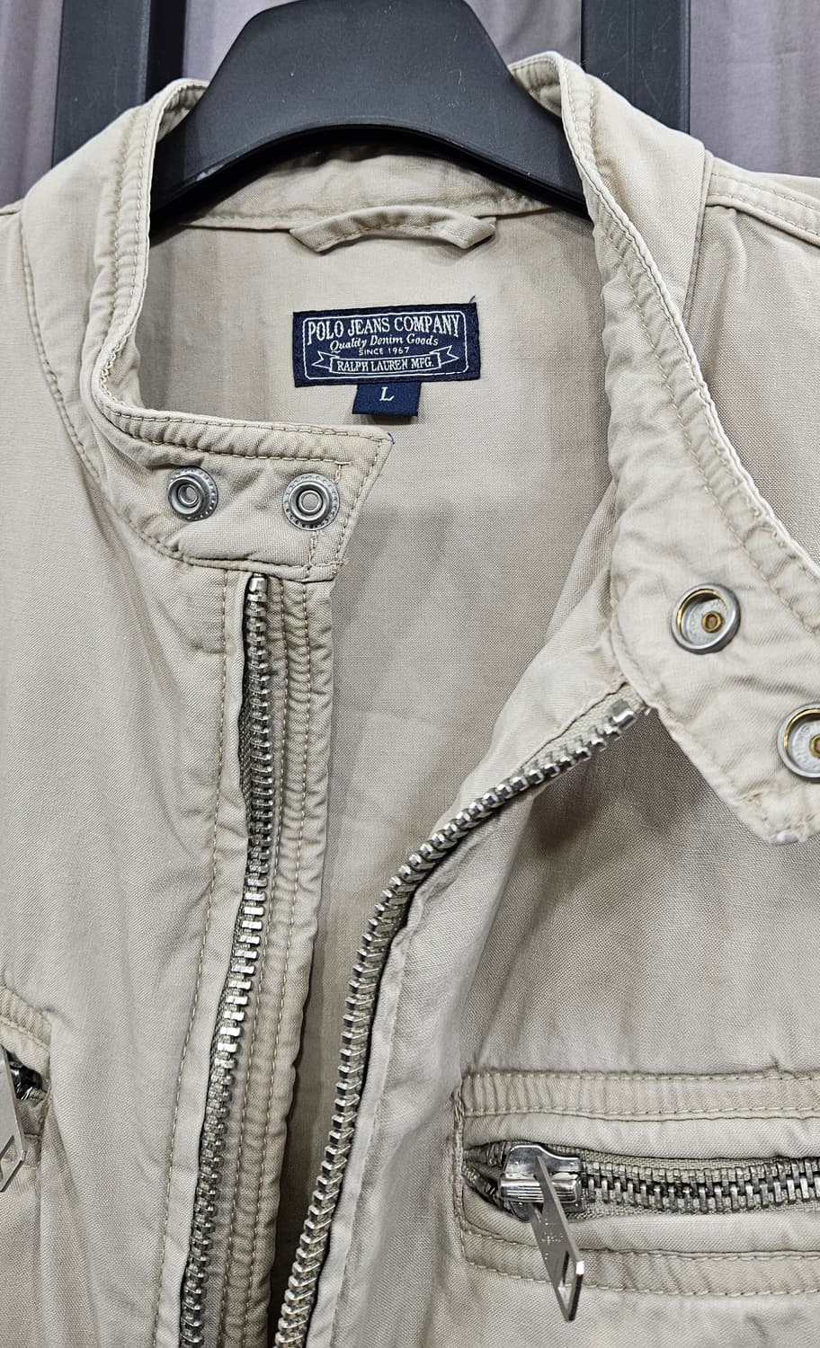 POLO JEANS COMPANY 패치워크 자켓 L 상품이미지3