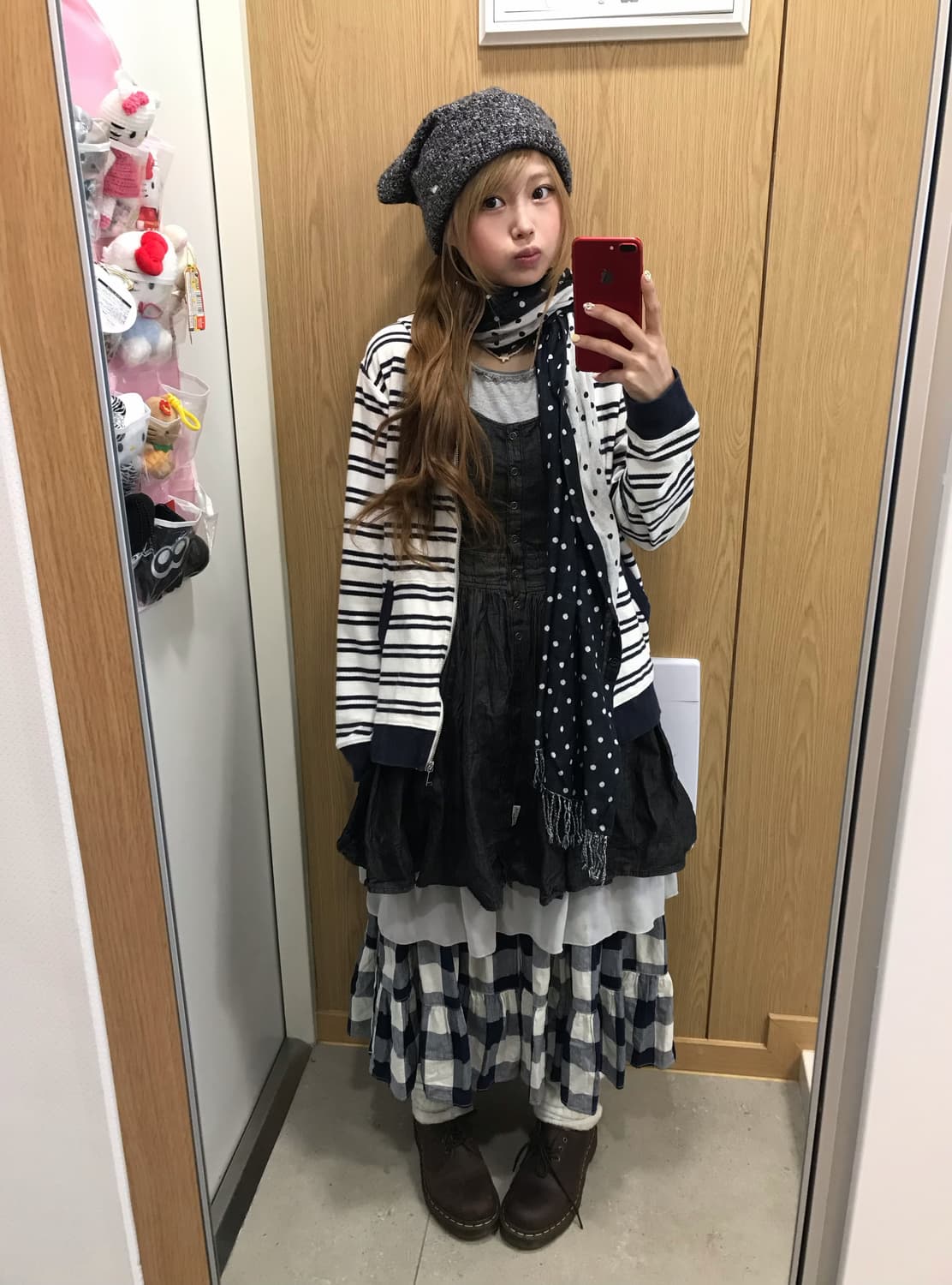 리즈리사돌 흑청 네이비 코지 모리걸 하구미 코디세트 상품이미지1