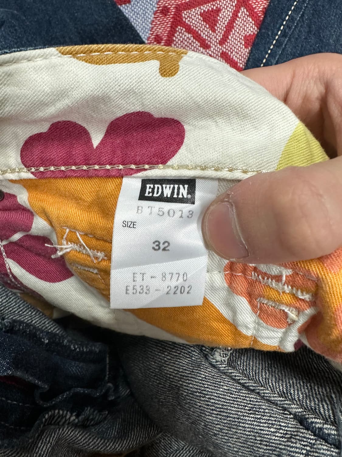00‘s EDWIN BLUE TRIP 데님팬츠 상품이미지5