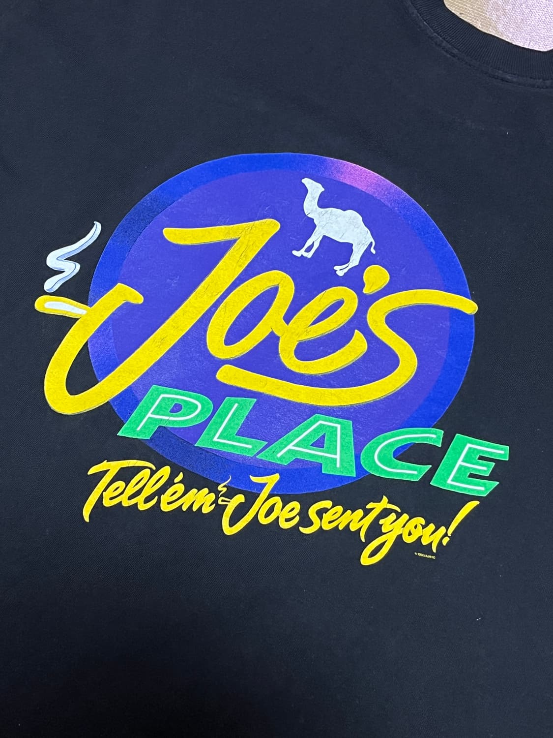 [XL] 빈티지 카멜 Joe's Place 반팔셔츠 상품이미지6