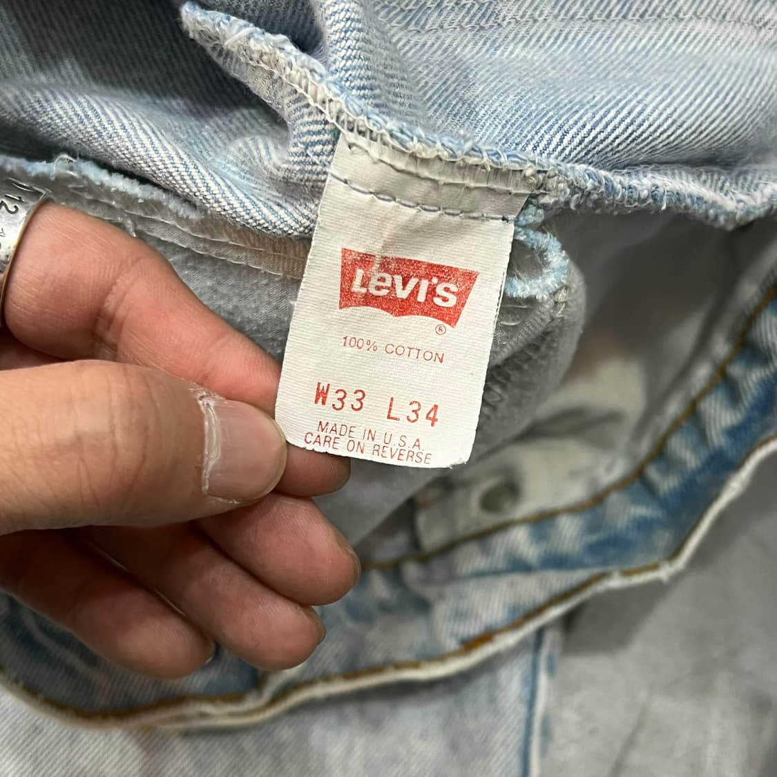  USA 리바이스 550 오렌지탭 데님팬츠 y14190 상품이미지7