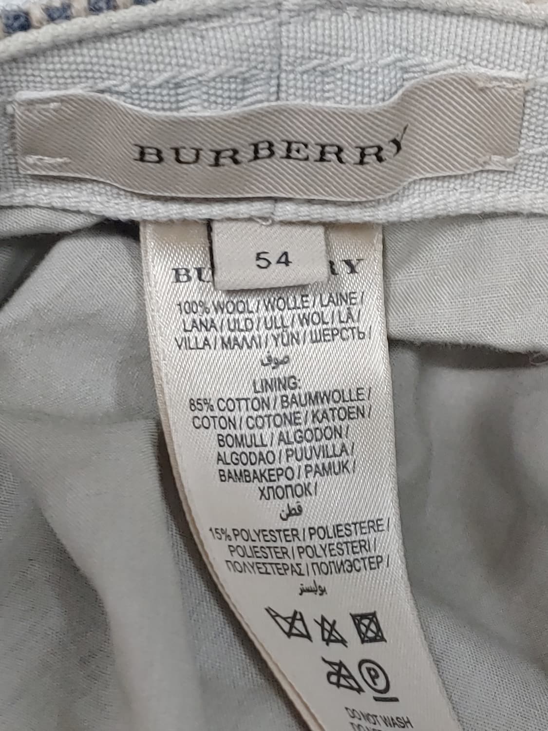 버버리 체크무늬 헌팅캡  보이캡 모자 54 상품이미지4