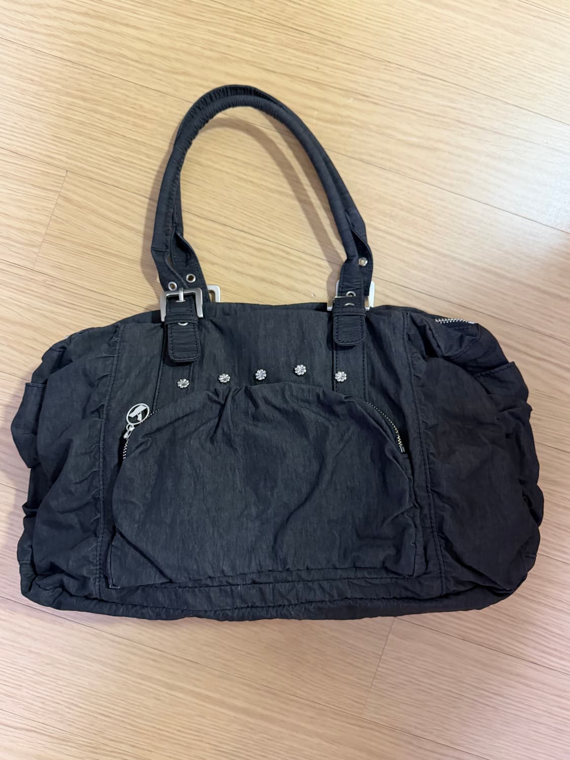 YUSE 숄더백 SHIRRING NYLON BIG SHOULDER BAG 상품이미지3