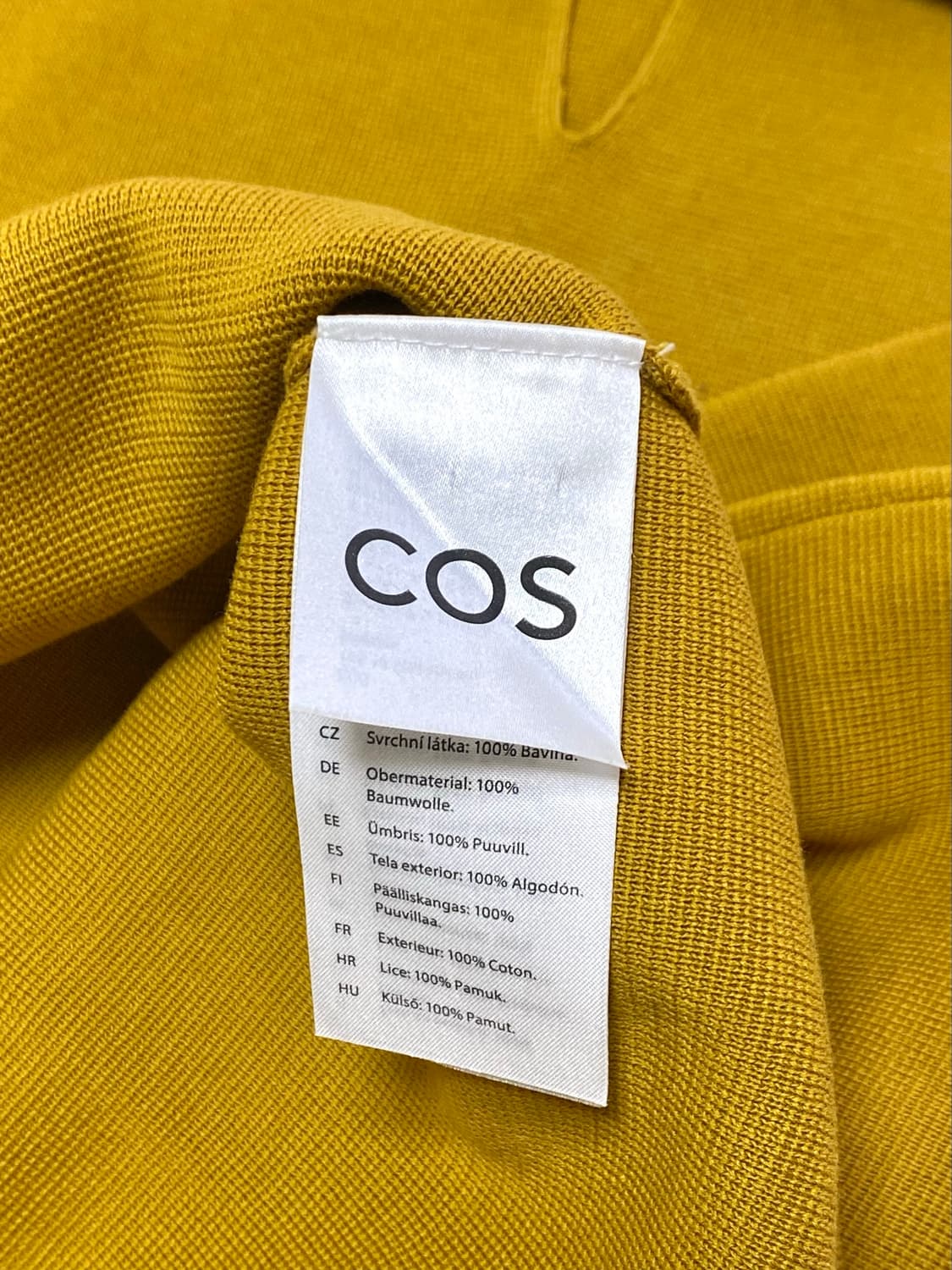 COS 코스 오픈컬러 니티드 폴로셔츠 L 상품이미지7