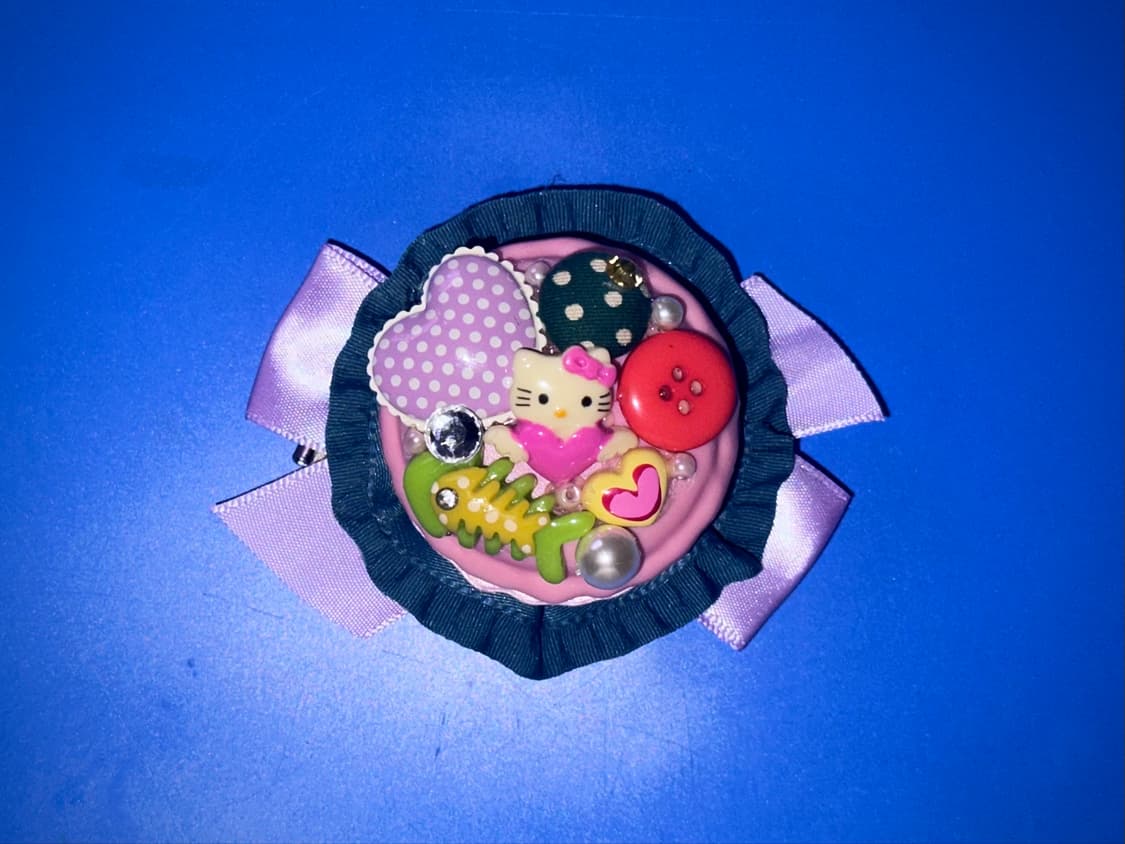 Kitty‘s trash alligator hair clip 상품이미지1