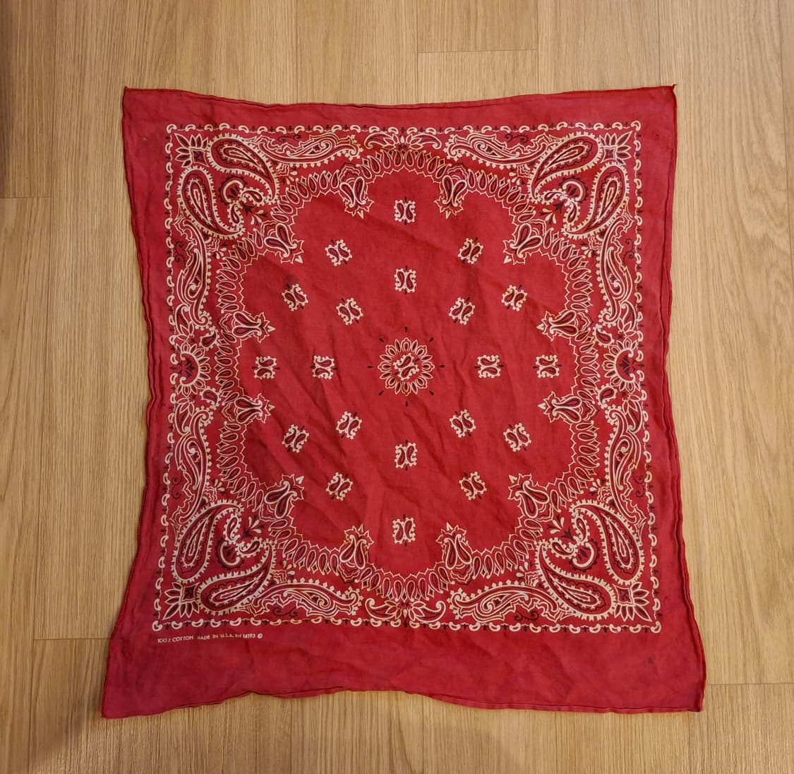 빈티지 페스트컬러 반다나 rn14193 usa 상품이미지6