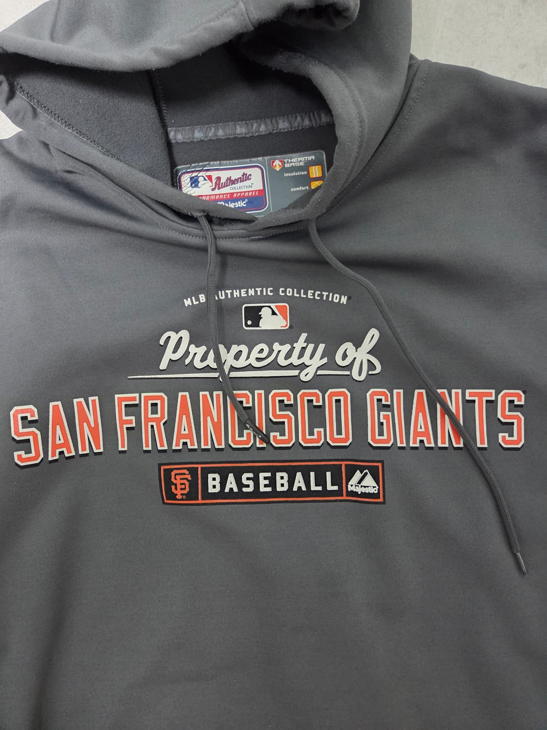 Majestic MLB 샌프란시스코 자이언츠 써마베이스 후드티 상품이미지2
