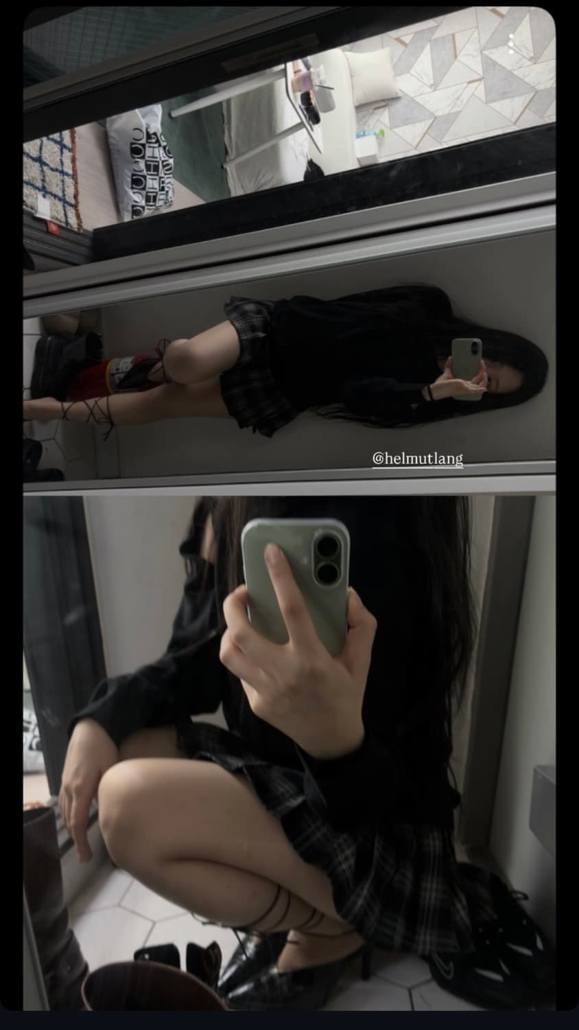 Helmut Lang Shrug 컷아웃 디테일 크루넥 점퍼 상품이미지1