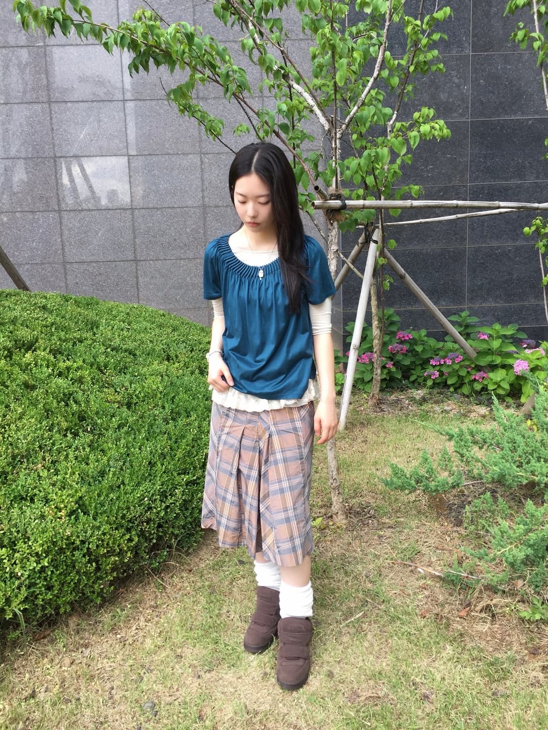 일본빈티지 키치 괴짜 스즈코 히피 레이어드 코디세트 상품이미지1