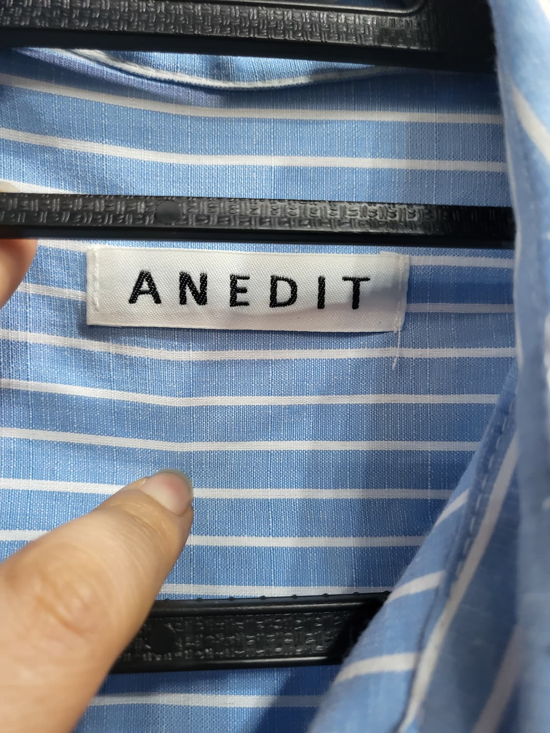 언에디트 스트라이프 벨트 롱원피스 상품이미지6