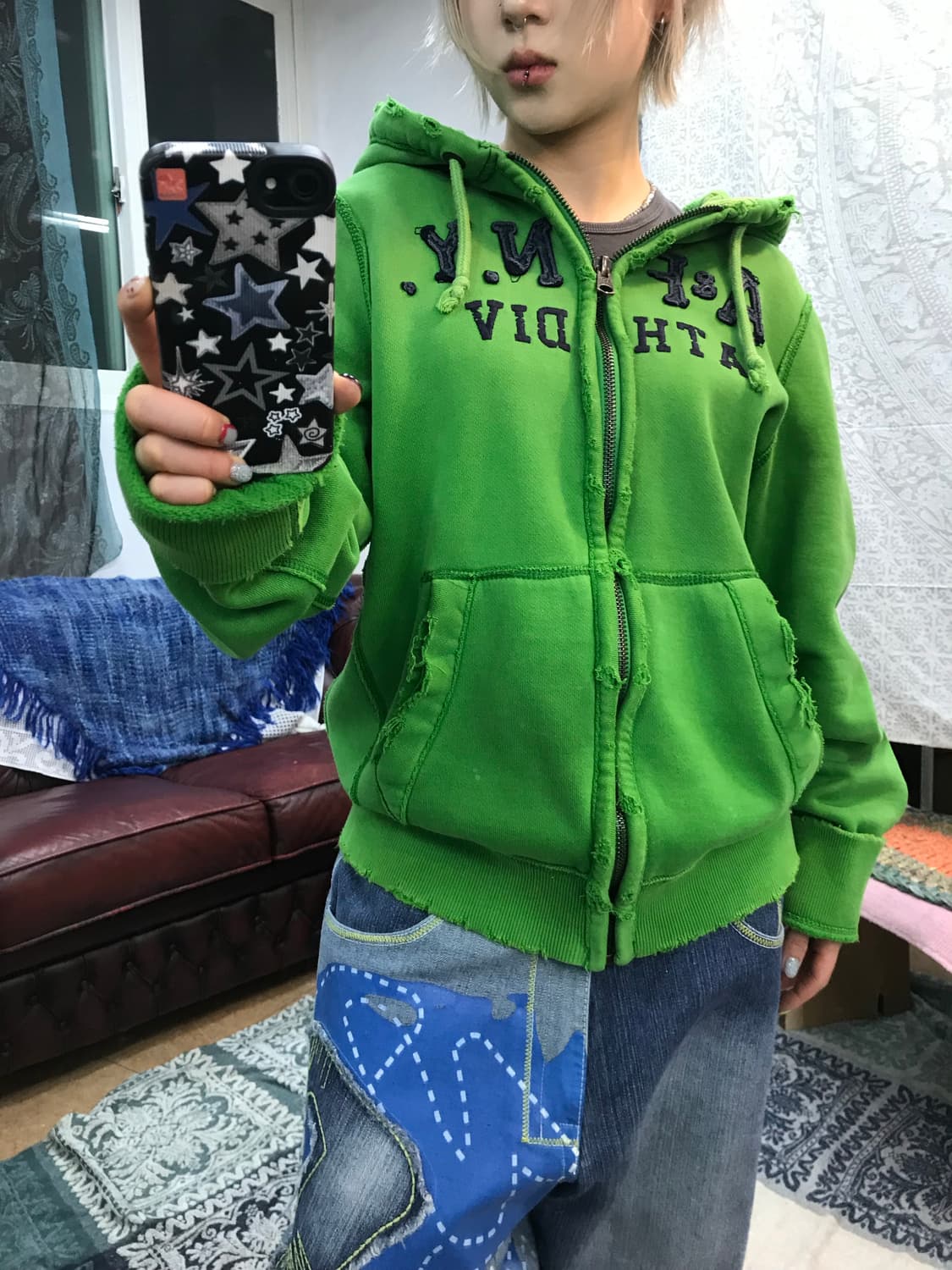 아베크롬비 머슬핏 기모 후드집업  상품이미지2