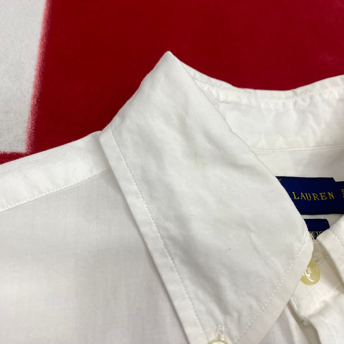 폴로 화이트 셔츠 S  상품이미지5