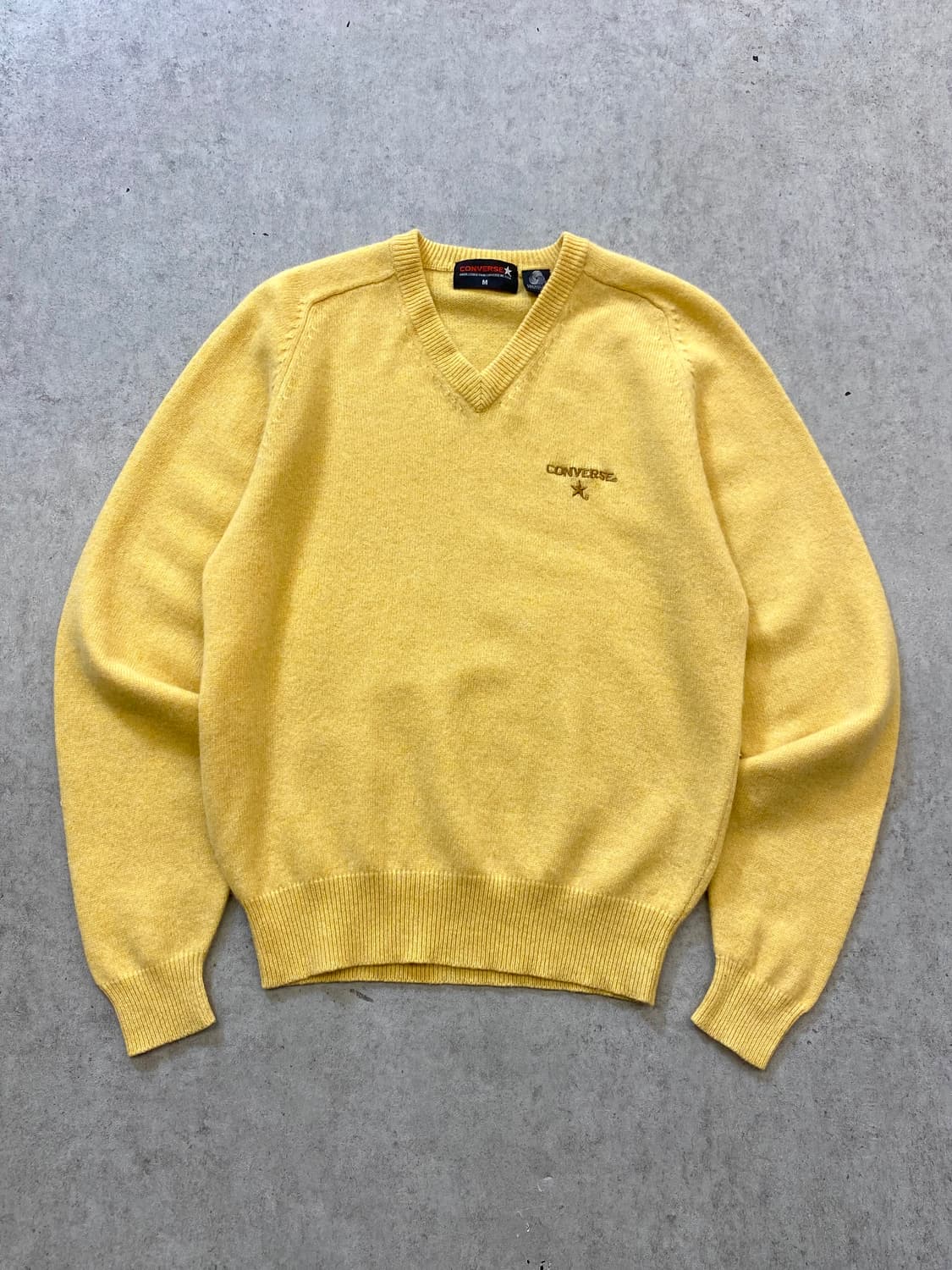[M] 90-00s Converse 컨버스 브이넥 울 니트 상품이미지1