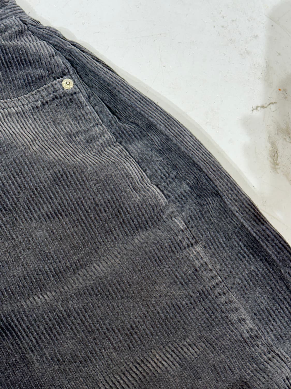 OOTJ 차콜 코듀로이 와이드 골덴 벌룬 팬츠  상품이미지6