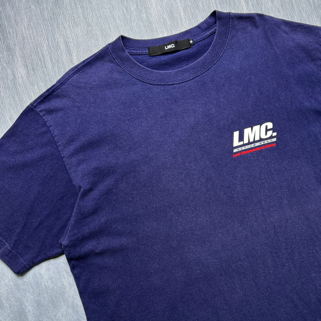 LMC 백프린팅 반팔티 (네이비) 상품이미지2