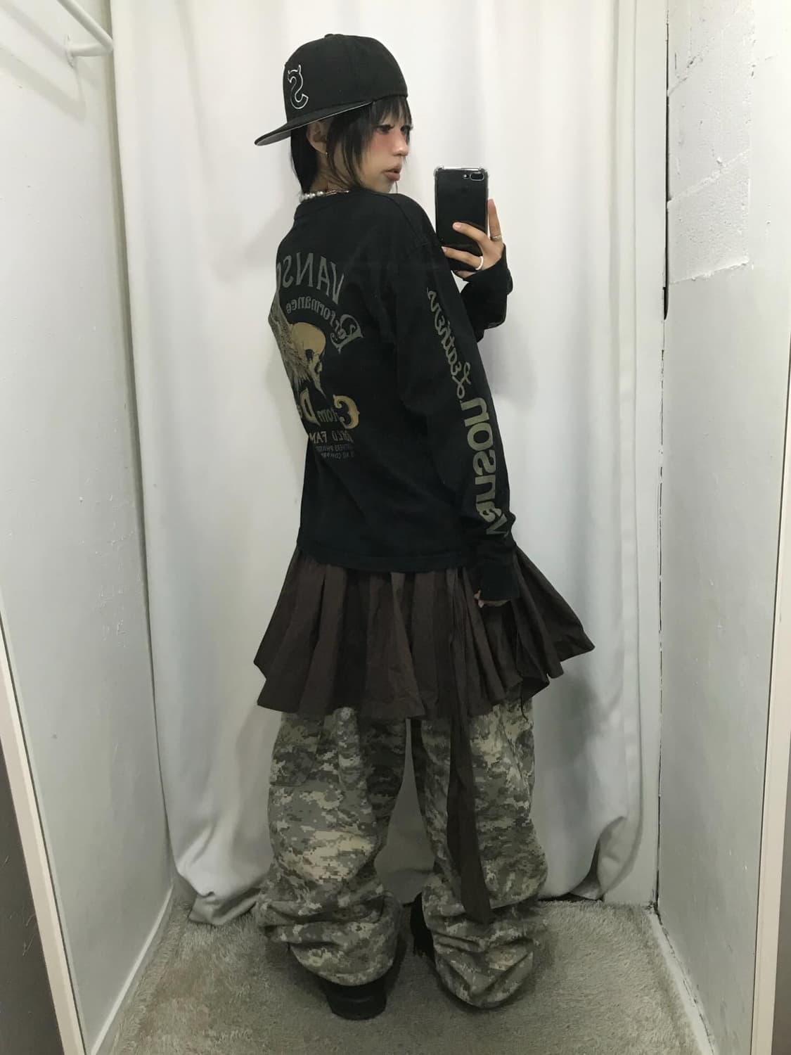 Vanson Skull Printing L/S  상품이미지6