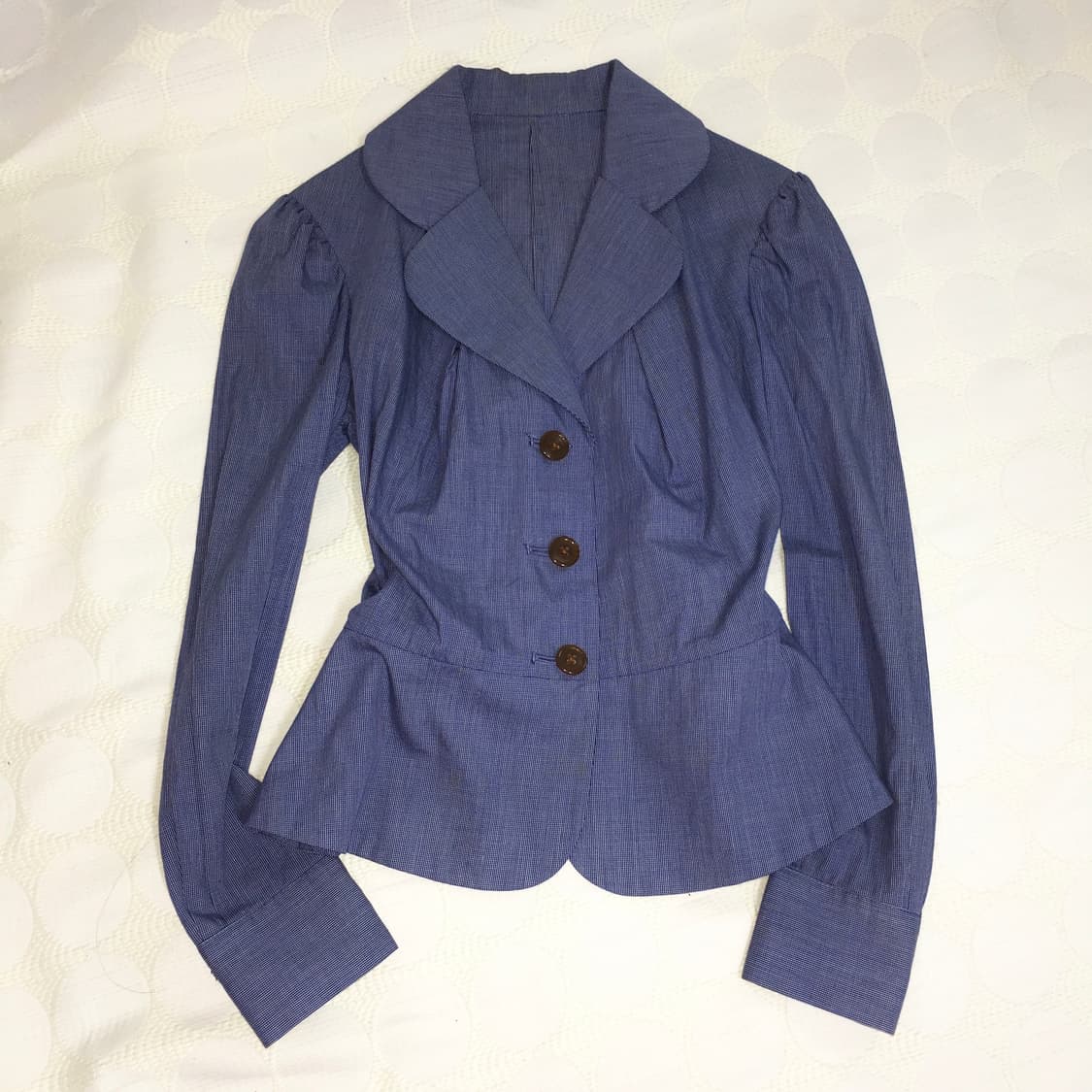 비비안 웨스트우드 블루 면 자켓 상품이미지3