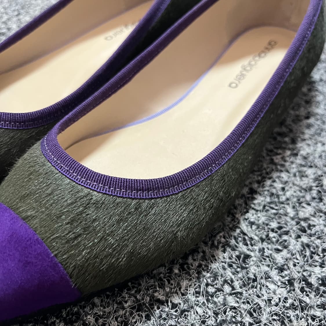 annabaiguera 안나바이게라 송치 플랫슈즈 38 미사용 상품이미지3