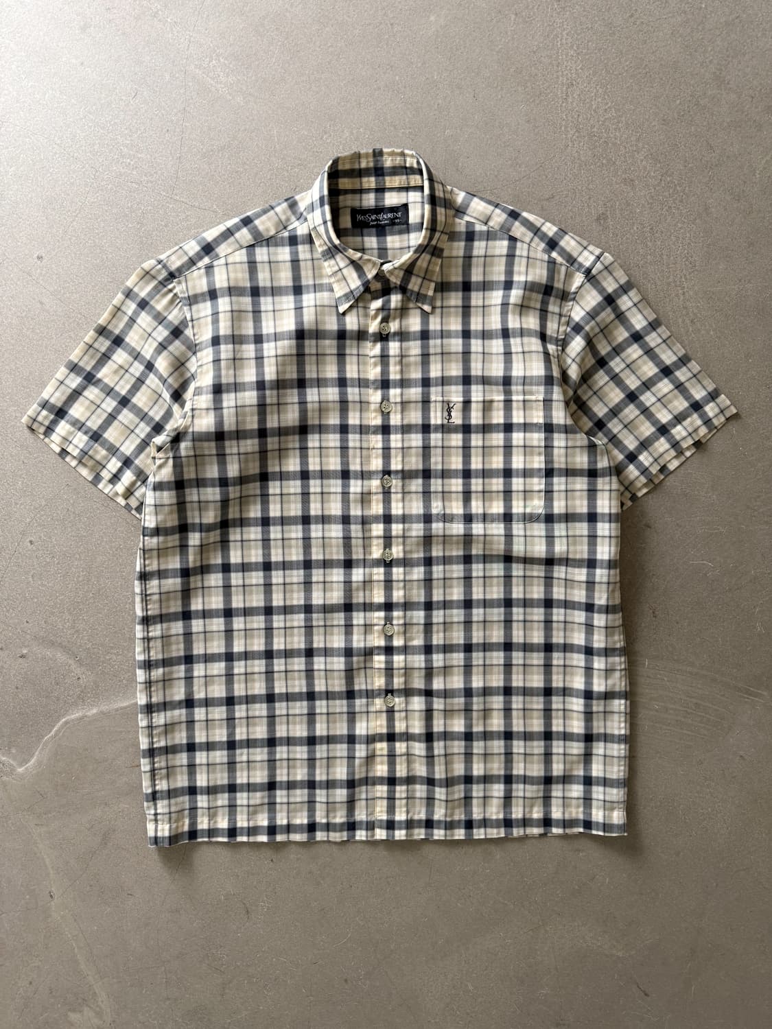  Vintage Yves Saint Laurent Check Shirt 상품이미지1