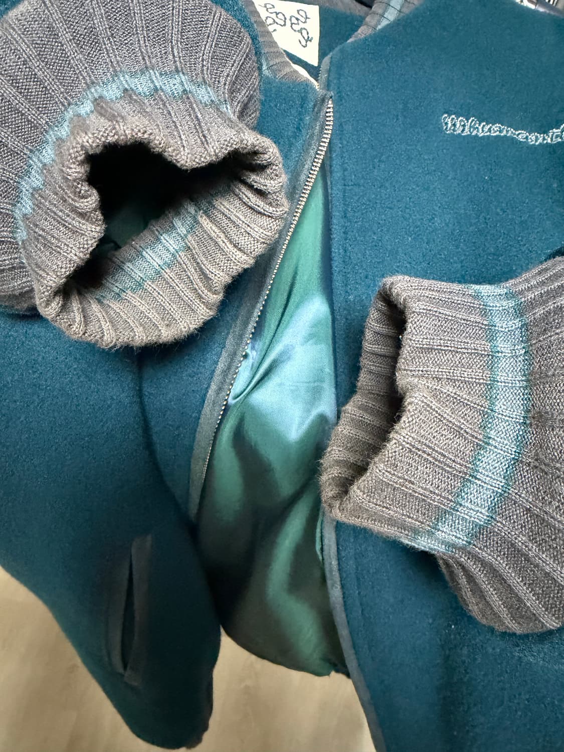 999휴머니티 울 블루종 자켓 3사이즈 상품이미지5