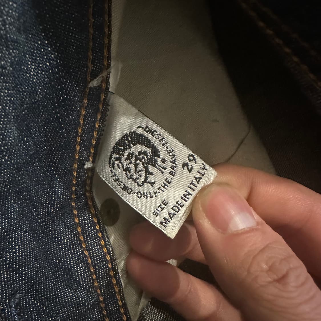 디젤(Diesel) 스트레이트 데님 팬츠 상품이미지7