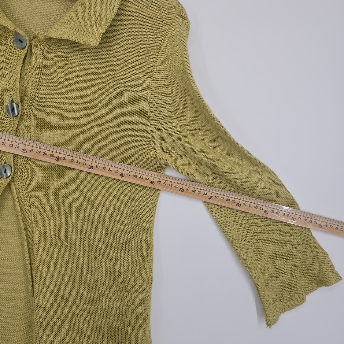 모리걸 일본 빈티지  내추럴  린넨 롱 썸머 가디건 올리브색 상품이미지5
