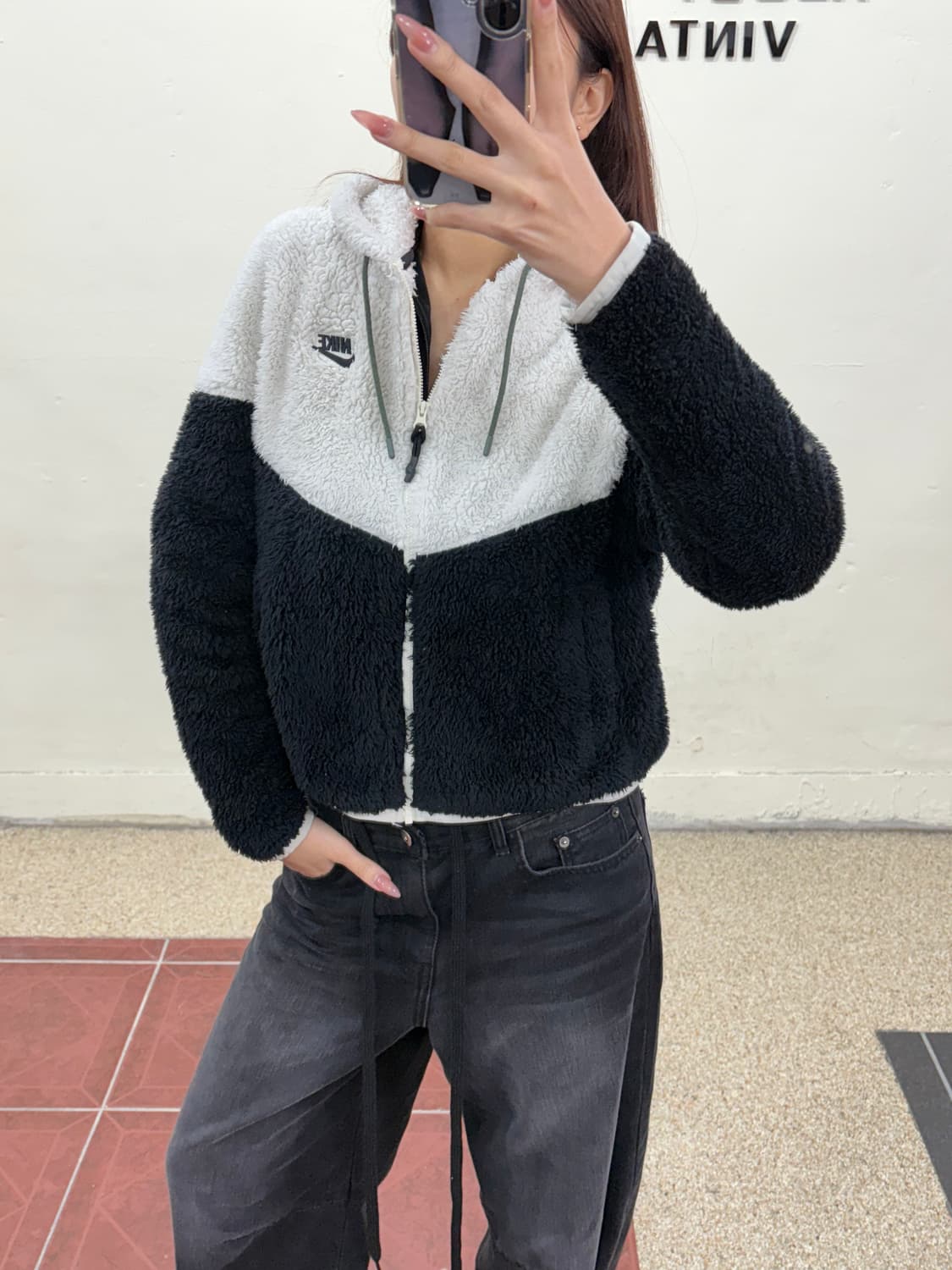 나이키 크롭후리스집업 M 상품이미지7