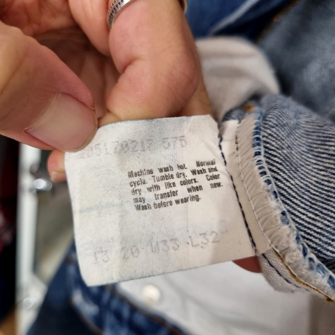 90's 리바이스 517 오렌지텝 데님 상품이미지6