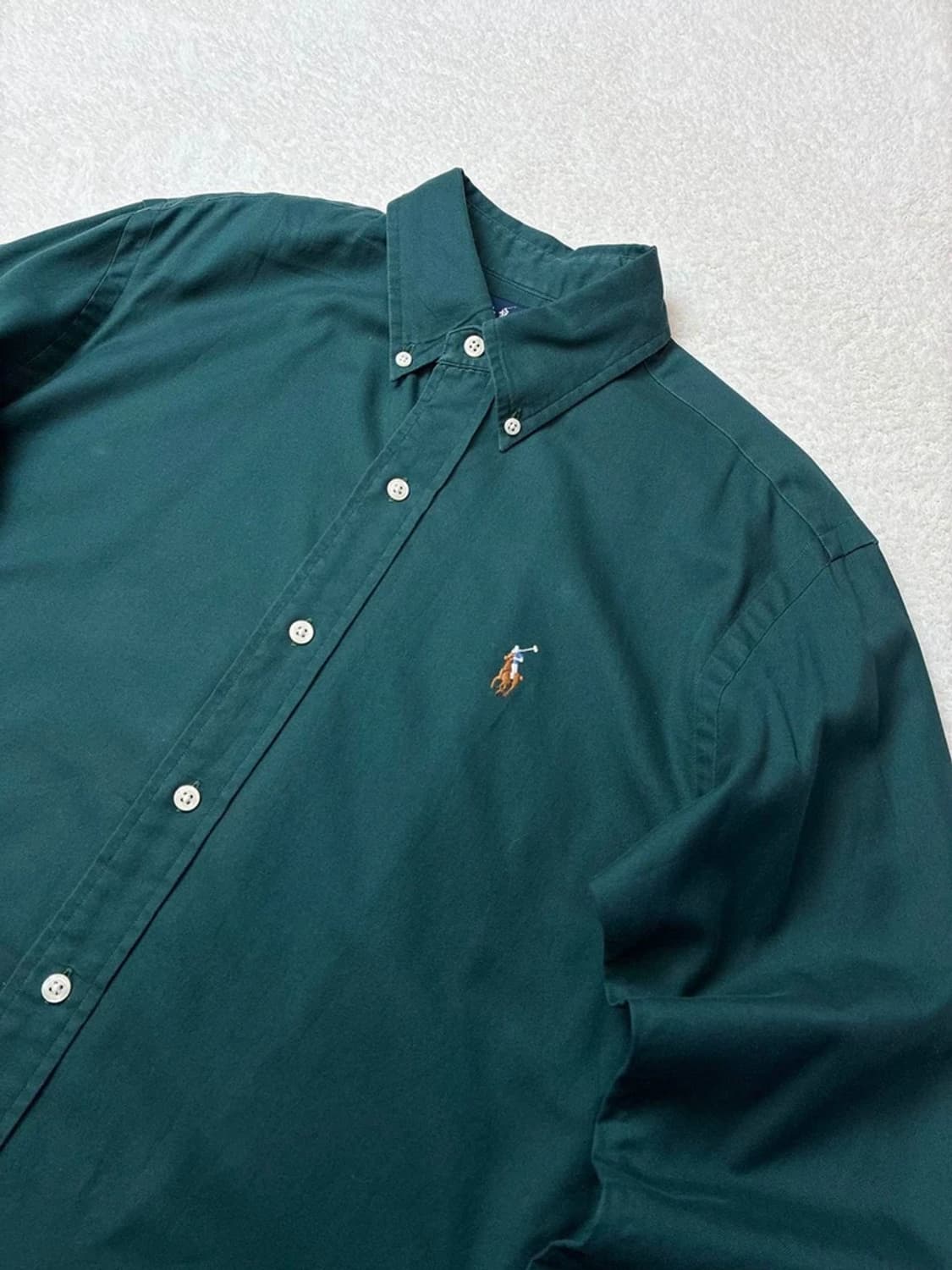 폴로 랄프로렌 90's 코튼 솔리드 로고 셔츠 PN5812 상품이미지2