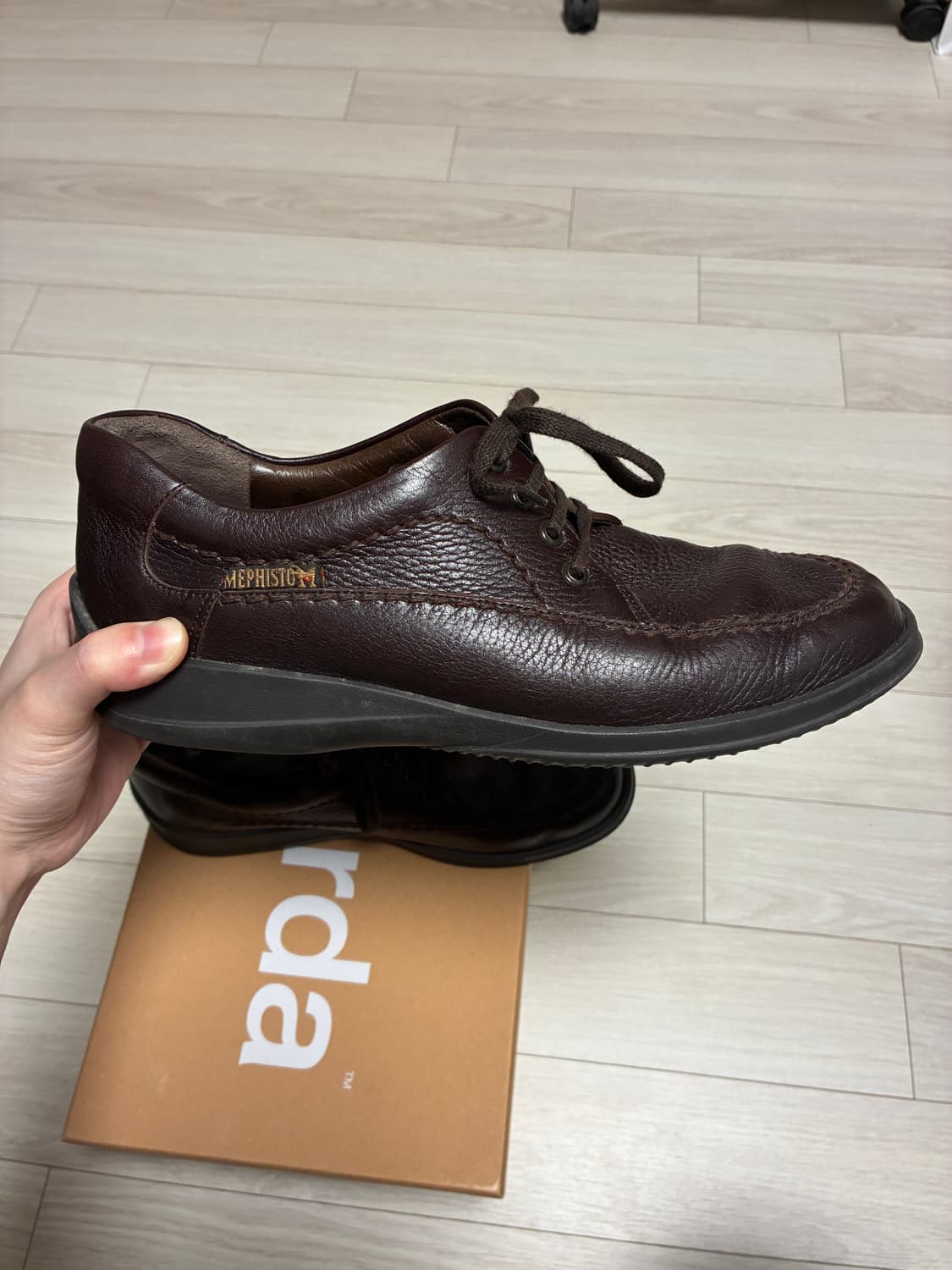 [270] 빈티지 메피스토 신발 다크브라운 상품이미지2