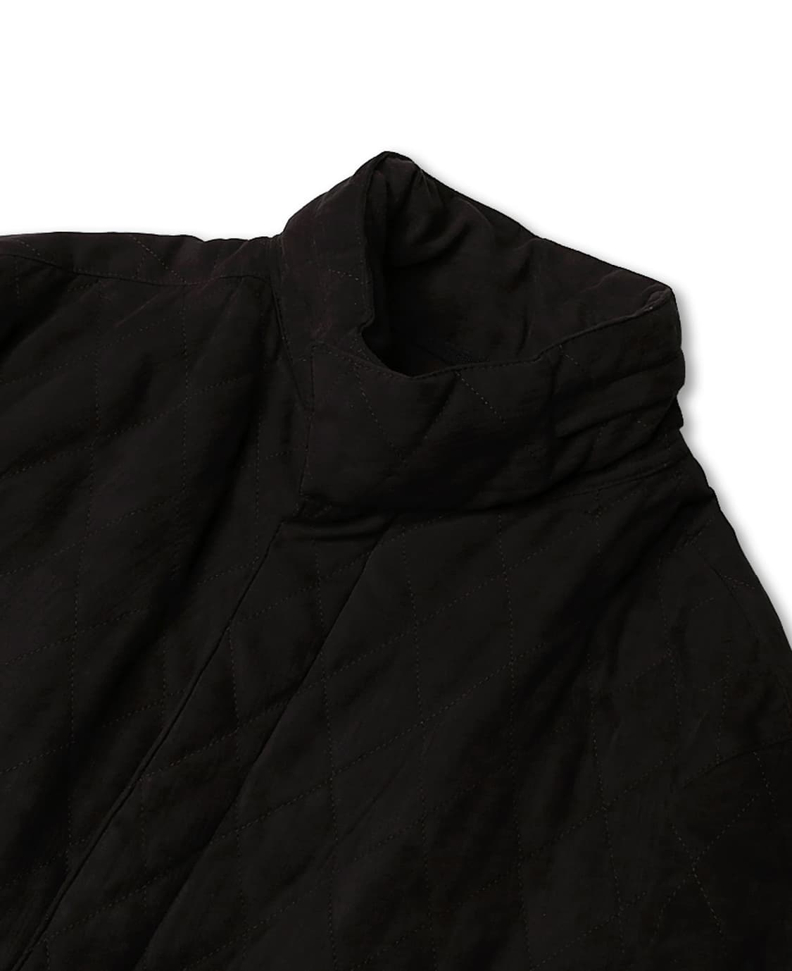 꼬르넬리아니 [Corneliani] 다크 브라운 스웨이드 퀼팅 하프 코트 상품이미지2