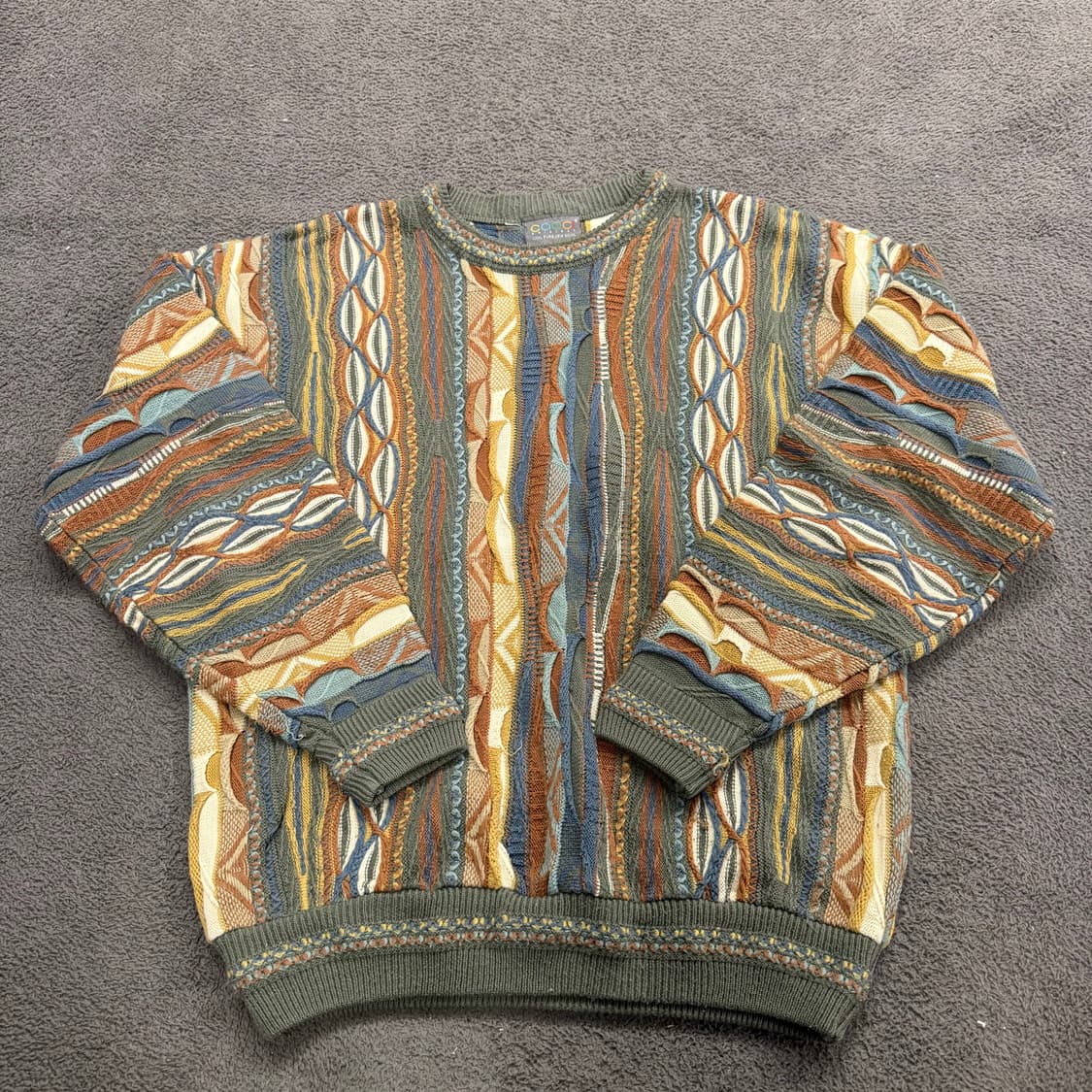 [정품] COOGI 쿠지 멀티컬러 니트 스웨터 c1 상품이미지2