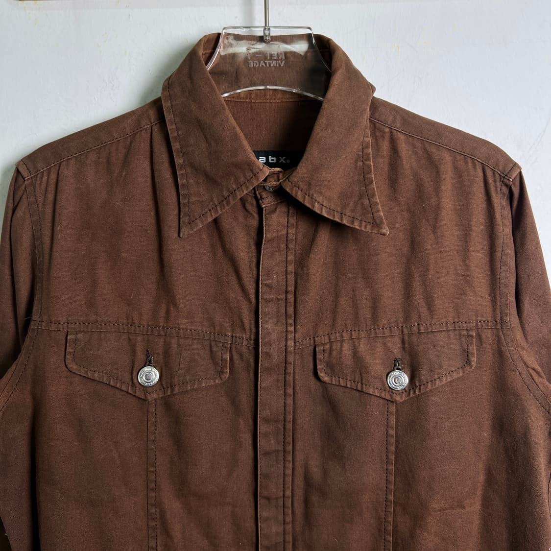 Abx 브라운 코튼 트러커 자켓  상품이미지4