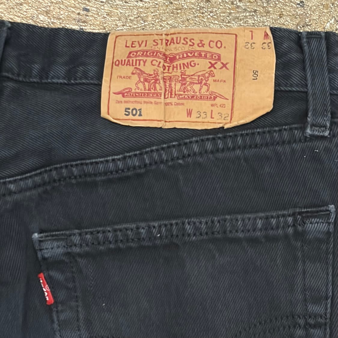 00s 미국 빈티지 리바이스 501 블랙진 청바지 상품이미지6