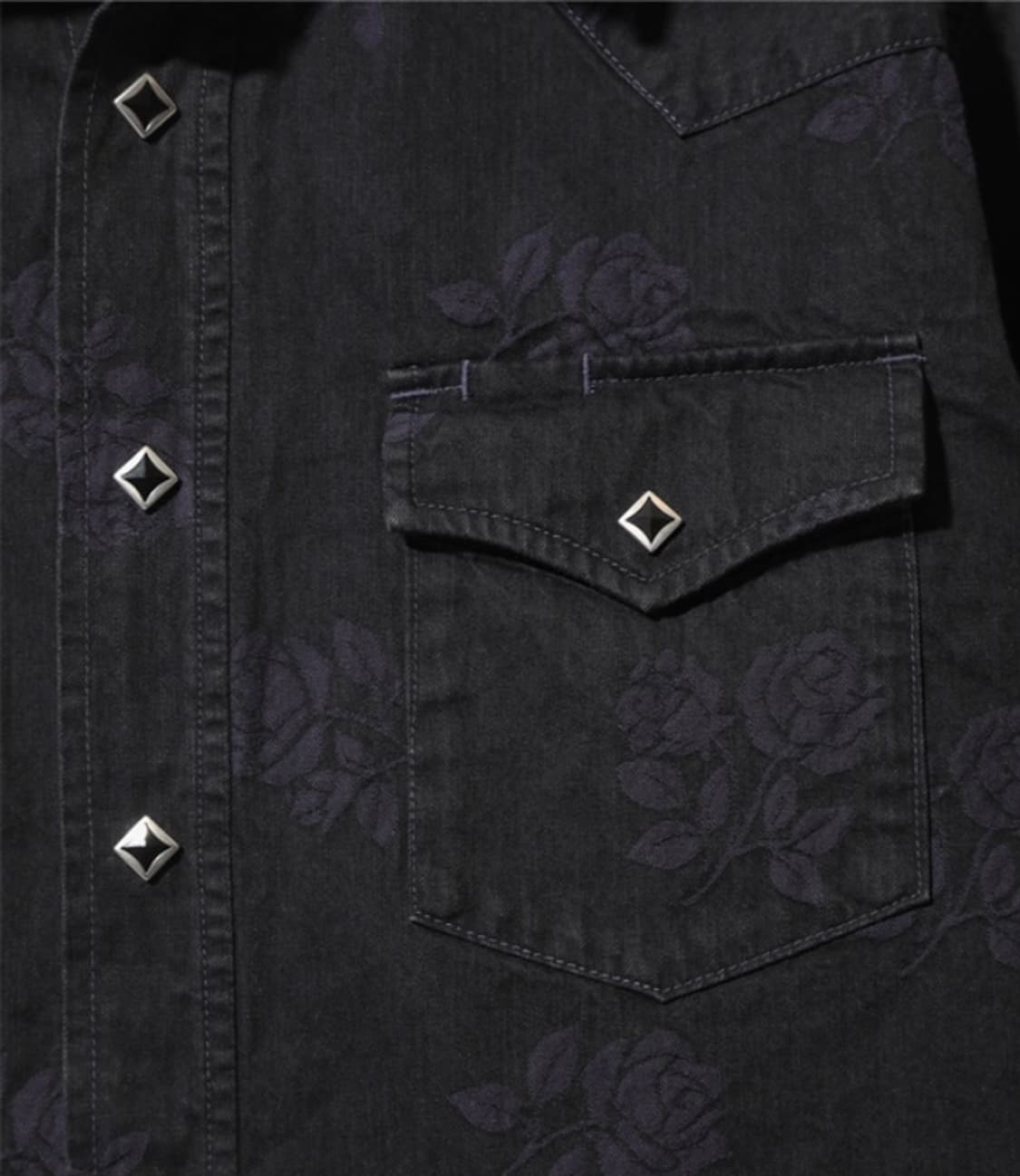 니들스 로즈 자카드 웨스턴 셔츠 상품이미지1